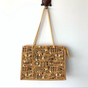 Unique Jute Burlap Bag Print